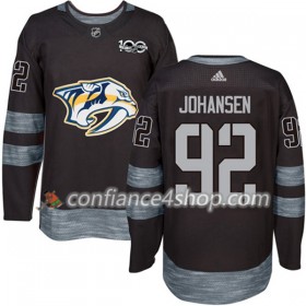 Adidas Maillot de Hockey Nashville Predators Ryan Johansen 92 1917-2017 100th Anniversary Noir Authentic - Homme